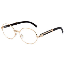 Carica l&#39;immagine nel visualizzatore di Gallery, JASPEER Round Sunglasses Women Small Frame Classic Sun Glasses Yellow Blue Lens Men Steampunk Eyeglasses Retro Shades Eyewear