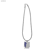 Carica l&#39;immagine nel visualizzatore di Gallery, Collana con ciondolo periferico anime Attacco su Titano Collana del reggimento scout Survey Corps Erwin Smith Accessori Gioielli 