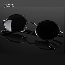 Load image into Gallery viewer, JAXIN Retro round sunglasses women personality glasses men eye protection polarized oculos de sol masculino UV400 gafas