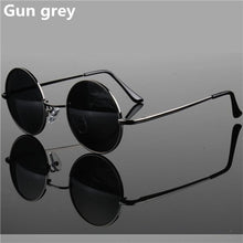 Load image into Gallery viewer, JAXIN Retro round sunglasses women personality glasses men eye protection polarized oculos de sol masculino UV400 gafas