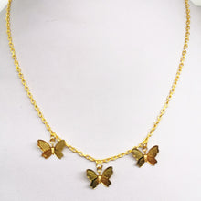 Load image into Gallery viewer, Cute Small Animal Butterfly Chain Necklace For Women Gold Silver Color Clavicle Chain 2020 Fashion Female Choker Jewelry