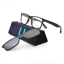 Carica l&#39;immagine nel visualizzatore di Gallery, JEANS CLUB Occhiali da vista con montatura grande con lenti polarizzate Occhiali da vista ULTEM full frame stile uomo quadrato da donna