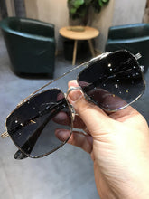 Load image into Gallery viewer, JIANDAN 2023  Sunglasses Retro Men And Women Drive Fish Double Bridge Big Face Without Make up Anti Uv Toad Lens
