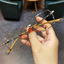 Carica l&#39;immagine nel visualizzatore di Gallery, JIANDAN Anti-blue Glasses Frame Men And Women Personality Business Square Ultralight Myopia Prescription Lens
