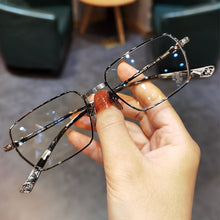Carica l&#39;immagine nel visualizzatore di Gallery, JIANDAN Anti-blue Glasses Frame Men And Women Personality Business Square Ultralight Myopia Prescription Lens