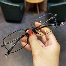 Carica l&#39;immagine nel visualizzatore di Gallery, JIANDAN Anti-blue Glasses Frame Men And Women Personality Business Square Ultralight Myopia Prescription Lens