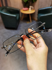 JIANDAN Anti-blue Glasses Frame Men And Women Personality Business Square Ultralight Myopia Prescription Lens