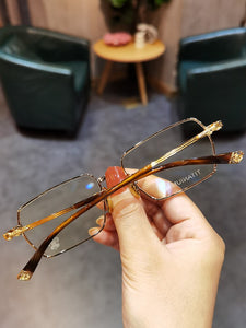 JIANDAN Anti-blue Glasses Frame Men And Women Personality Business Square Ultralight Myopia Prescription Lens