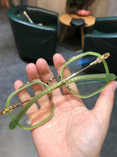 Carica l&#39;immagine nel visualizzatore di Gallery, JIANDAN Men And Women Retro Big Frame Korean Version Double Beam Big Face Anti-Blue Light Tide Style Eyeglass Frame