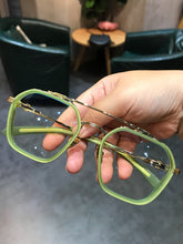 Carica l&#39;immagine nel visualizzatore di Gallery, JIANDAN Men And Women Retro Big Frame Korean Version Double Beam Big Face Anti-Blue Light Tide Style Eyeglass Frame