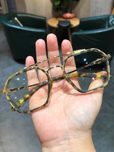Carica l&#39;immagine nel visualizzatore di Gallery, JIANDAN Men And Women Retro Big Frame Korean Version Double Beam Big Face Anti-Blue Light Tide Style Eyeglass Frame