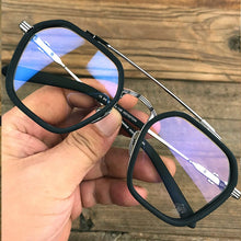 Carica l&#39;immagine nel visualizzatore di Gallery, JIANDAN Men And Women Retro Big Frame Korean Version Double Beam Big Face Anti-Blue Light Tide Style Eyeglass Frame