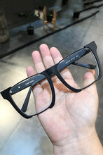 Carica l&#39;immagine nel visualizzatore di Gallery, JIANDAN Mens And Females Black Frame Thick Frame Retro Plate Big Face Widened Myopic Frame Blue Light Protection