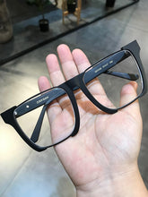 Carica l&#39;immagine nel visualizzatore di Gallery, JIANDAN Mens And Females Black Frame Thick Frame Retro Plate Big Face Widened Myopic Frame Blue Light Protection