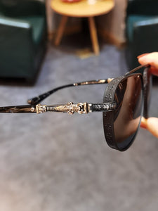 JIANDAN Sunglasses Toad Mirror Retro Driving Special For Men And Women Big Face Widened Myopia Lens Prescription
