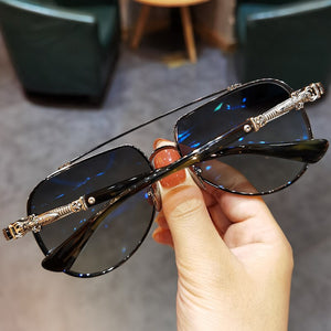 JIANDAN Sunglasses Toad Mirror Retro Driving Special For Men And Women Big Face Widened Myopia Lens Prescription
