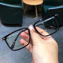 Load image into Gallery viewer, JIANDAN Tide Style Eyeglass Frame Men And Women Retro Fat Large Size Pure Titanium Super Light Frame Anti-Blue Light Glasses