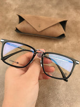 Load image into Gallery viewer, JIANDAN Tide Style Eyeglass Frame Men And Women Retro Fat Large Size Pure Titanium Super Light Frame Anti-Blue Light Glasses