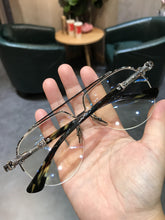 Load image into Gallery viewer, JIANDAN Tide Style Eyeglass Frame Retro Men And Women Super Light Big Frame Fat Widened Frame Anti-Blue Light Glasses