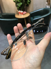 Load image into Gallery viewer, JIANDAN Tide Style Eyeglass Frame Retro Men And Women Super Light Big Frame Fat Widened Frame Anti-Blue Light Glasses