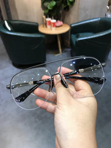 JIANDAN Tide Style Eyeglass Frame Retro Men And Women Super Light Big Frame Fat Widened Frame Anti-Blue Light Glasses