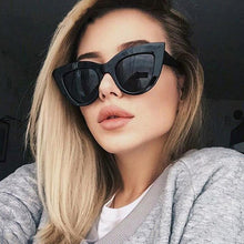 Load image into Gallery viewer, JIFANPAUL Brand Designer Vintage Cat Eye Sunglasses Female Trendy Glasses Personality Cat-eye Sunglasses Anti-blue Light UV400