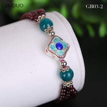 Load image into Gallery viewer, jewelry Multiple styles Exquisite garnet bracelet for women Three chain combination garnet jewelry of bracelets