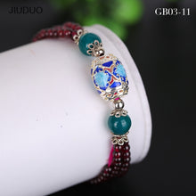 Load image into Gallery viewer, jewelry Multiple styles Exquisite garnet bracelet for women Three chain combination garnet jewelry of bracelets