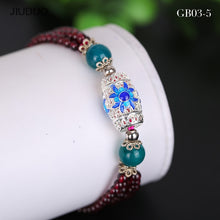 Load image into Gallery viewer, jewelry Multiple styles Exquisite garnet bracelet for women Three chain combination garnet jewelry of bracelets