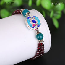 Load image into Gallery viewer, jewelry Multiple styles Exquisite garnet bracelet for women Three chain combination garnet jewelry of bracelets