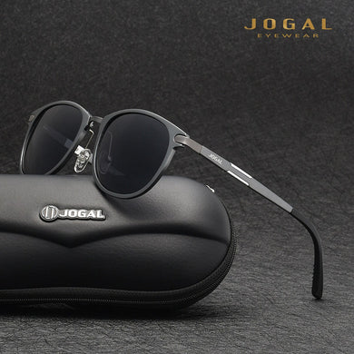 JOGAL Full Rim Sunglasses Men's Cool Polarized Classic Sun glasses Man Coating Lens Driving Male Shades 8801