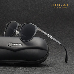 JOGAL Full Rim Sunglasses Men's Cool Polarized Classic Sun glasses Man Coating Lens Driving Male Shades 8801