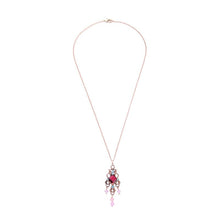 Load image into Gallery viewer, Ethnic Style Red Green Pendant Necklace Vinatage Pendant Necklace