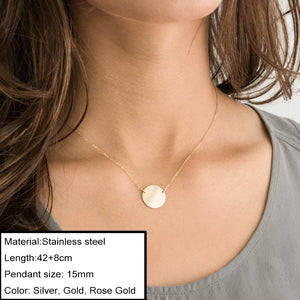 Minimalist Choker Chain Necklace For Women Classic 316L Stainless Steel Necklaces Jewelry Wholesale/Dropshipping