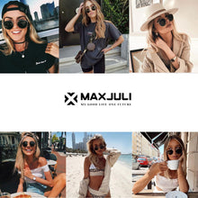 Load image into Gallery viewer, JULI Classic Round Sunglasses for Men Women UV400 Protection Glass Len  Gafas De Sol 8802