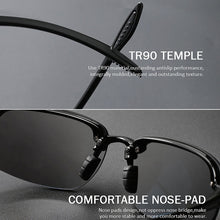 Carica l&#39;immagine nel visualizzatore di Gallery, JULI Occhiali da sole sportivi classici Uomo Donna Guida da corsa Occhiali da sole senza montatura ultraleggeri Occhiali da sole maschili UV400 Gafas De Sol MJ8001 