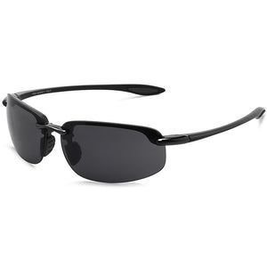 JULI Occhiali da sole sportivi classici Uomo Donna Guida da corsa Occhiali da sole senza montatura ultraleggeri Occhiali da sole maschili UV400 Gafas De Sol MJ8001 