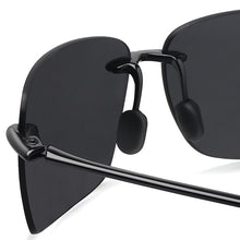 Carica l&#39;immagine nel visualizzatore di Gallery, JULI Classic Sports Sunglasses Men Women Male Driving Golf Rectangle Rimless Ultralight Frame Sun Glasses UV400  De Sol MJ8009