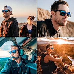 JULI  Polarized Sunglasses for Men and Women,UV400 Protection Sun Glasses,Ideal for Driving Running Golf 8120