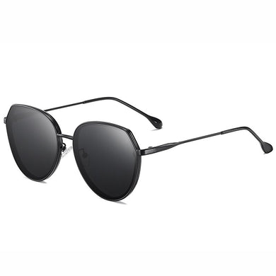 JULI Round Polarized Sunglasses for Women Men  Designer Gradient Lens Sun Glasses Female UV Protect Gafas de Sol 8073