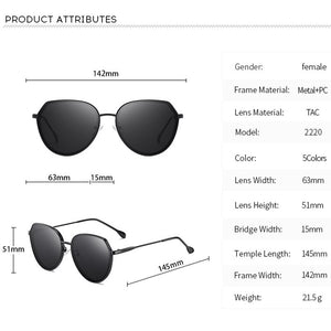 JULI Round Polarized Sunglasses for Women Men  Designer Gradient Lens Sun Glasses Female UV Protect Gafas de Sol 8073