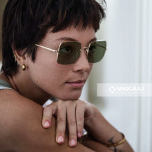 Load image into Gallery viewer, JULI Square Sunglasses for Men Women UV400 Protection Glass Len  Gafas De Sol 8804