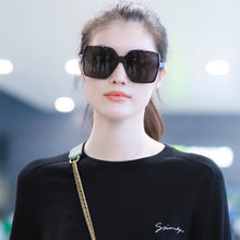 Load image into Gallery viewer, JZU Women Oversize Sunglasses Black Leopard Gradient Plastic Brand Designer Female big retro Sunglasses for women oculos