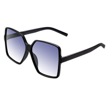 Load image into Gallery viewer, JZU Women Oversize Sunglasses Black Leopard Gradient Plastic Brand Designer Female big retro Sunglasses for women oculos