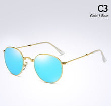 Load image into Gallery viewer, JackJad 2023 3532 POLARIZED Round Metal Style Sunglasses Fold Folding Vintage Brand Design Sun Glasses Oculos De Sol