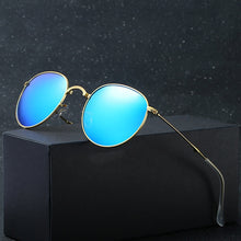 Load image into Gallery viewer, JackJad 2023 3532 POLARIZED Round Metal Style Sunglasses Fold Folding Vintage Brand Design Sun Glasses Oculos De Sol