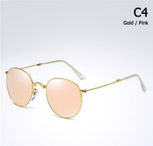 Load image into Gallery viewer, JackJad 2023 3532 POLARIZED Round Metal Style Sunglasses Fold Folding Vintage Brand Design Sun Glasses Oculos De Sol