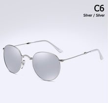 Load image into Gallery viewer, JackJad 2023 3532 POLARIZED Round Metal Style Sunglasses Fold Folding Vintage Brand Design Sun Glasses Oculos De Sol