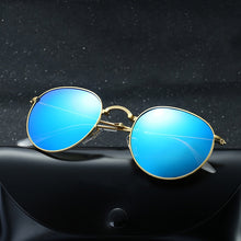 Load image into Gallery viewer, JackJad 2023 3532 POLARIZED Round Metal Style Sunglasses Fold Folding Vintage Brand Design Sun Glasses Oculos De Sol