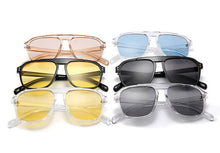 Load image into Gallery viewer, JackJad 2023 Cool Square Pilot Style Tint Sunglasses Two Dots Men Vintage Brand Design Sun Glasses Oculos De Sol 2177